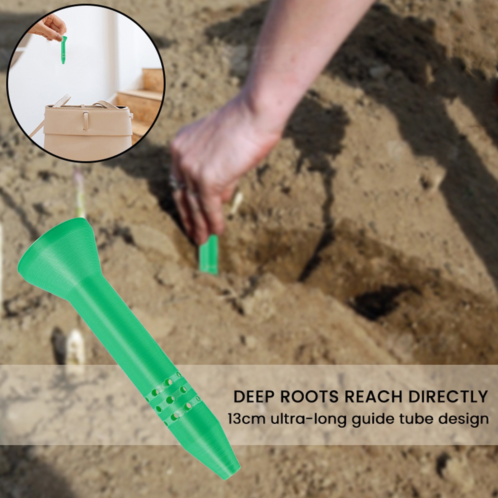 Root Watering Spike - Funil de Irrigação para Jardinagem em