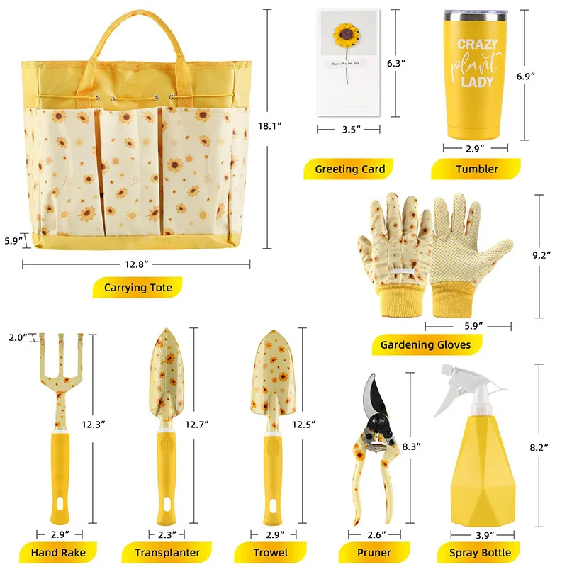 Gardening Tools Gloves - Conjunto de Ferramentas de Jardim Duráveis