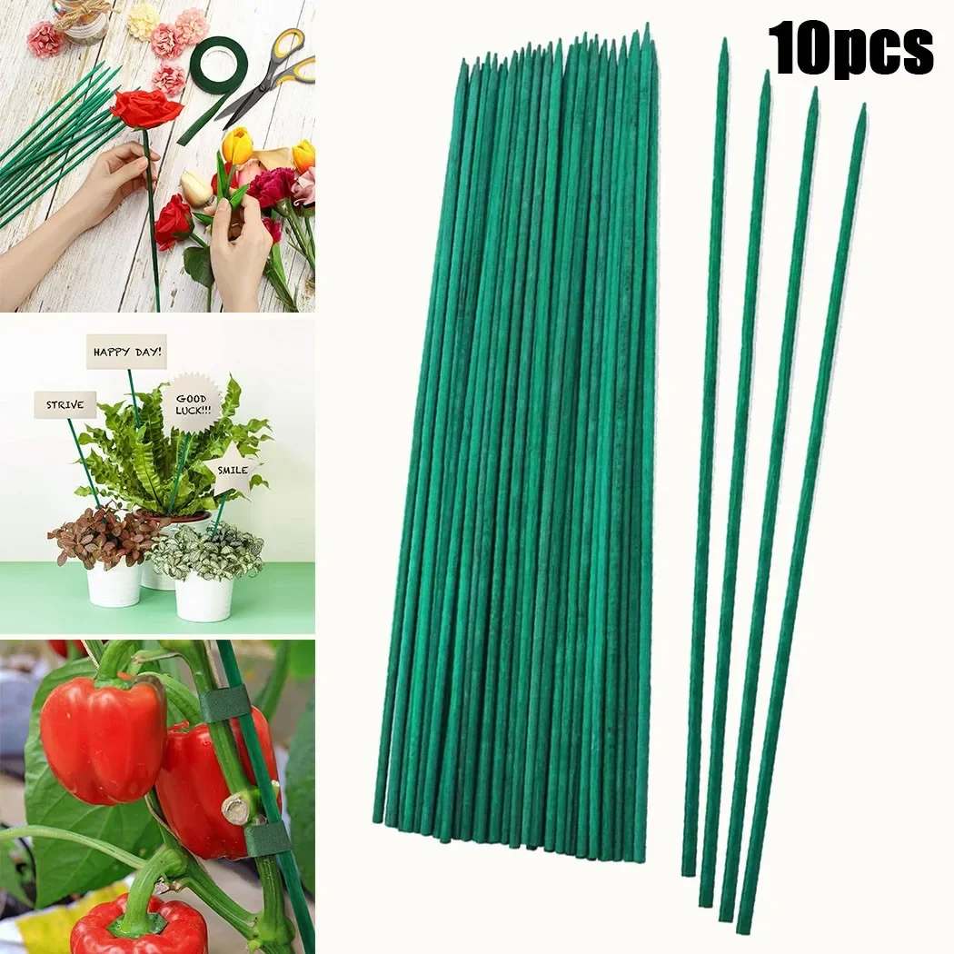 Gardening Tools Wooden - 10 pçs 40cm estaca de planta