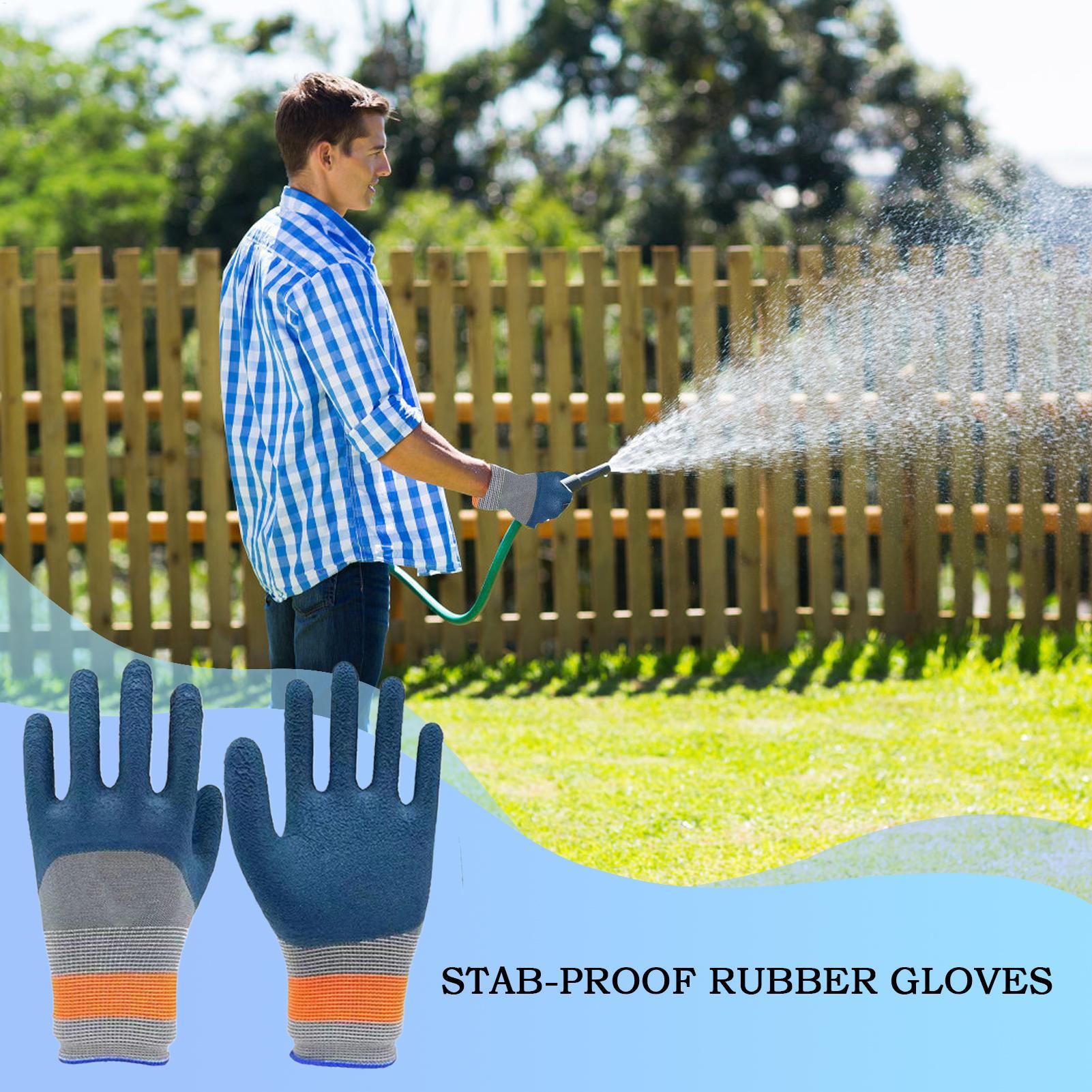 Gardening Tools Gloves - Luvas de Jardinagem em Látex Impermeáveis,
