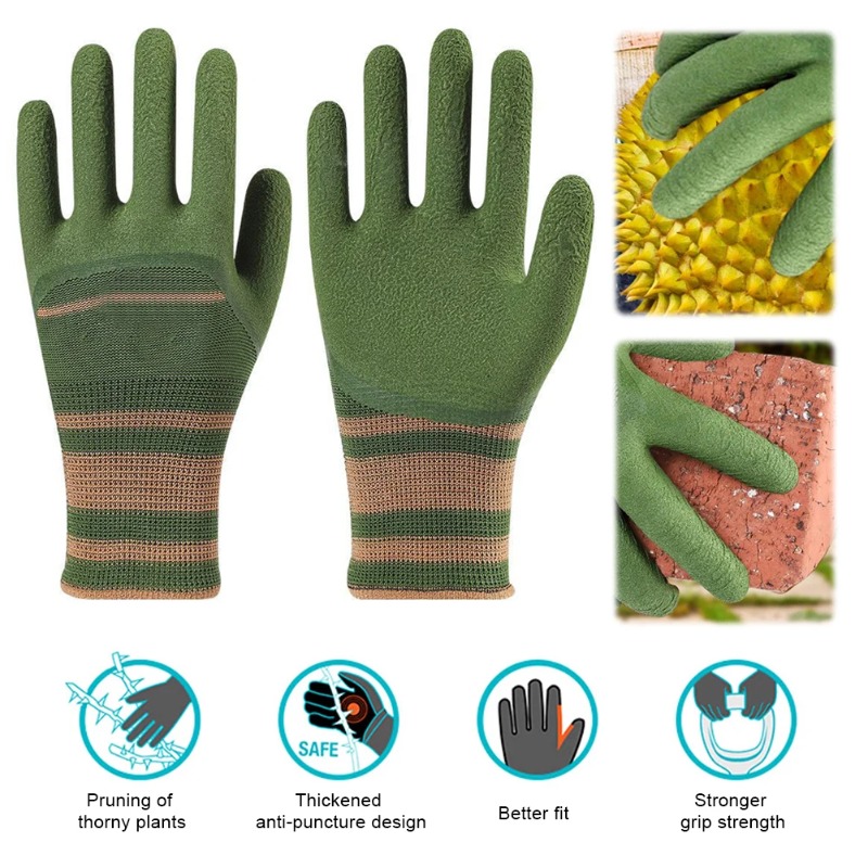 Gardening Tools Gloves - 1/2 Par de Luvas de Jardinagem