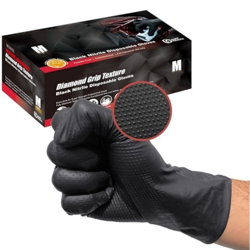 Luvas de Nitrilo Pretas Descar - Gardening Tools Gloves avaliação e preço