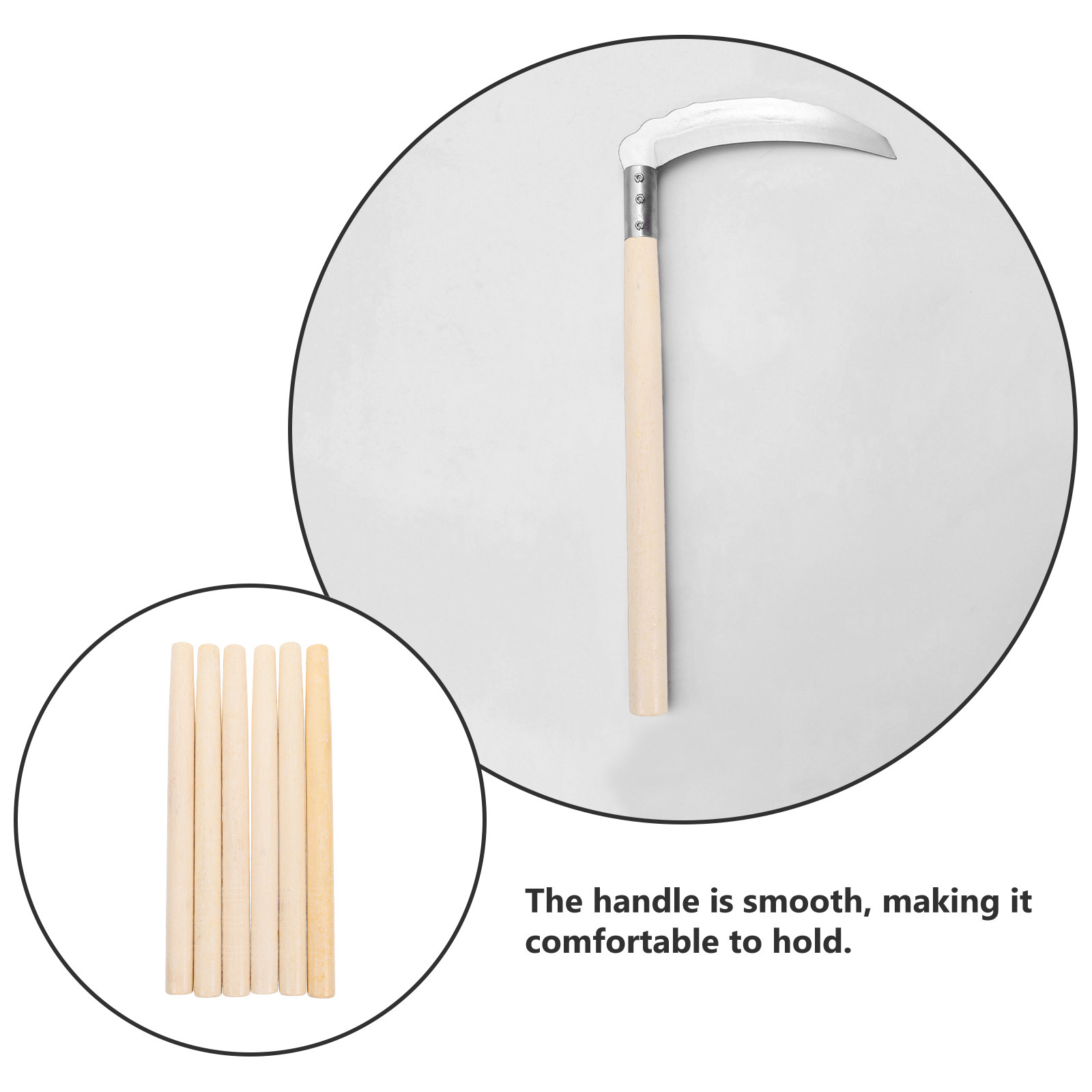Conjunto de 6 Cabos Longos de  - Gardening Tools Wooden avaliação e preço