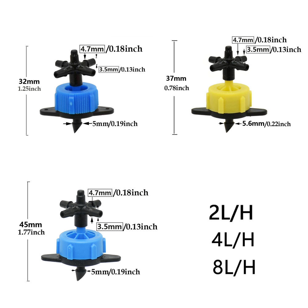 2l 4l 8l seta conta-gotas mont - Root Watering Spike avaliação e preço