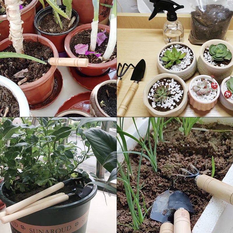 Conjunto de Ferramentas de Jar - Gardening Tools Wooden avaliação e preço