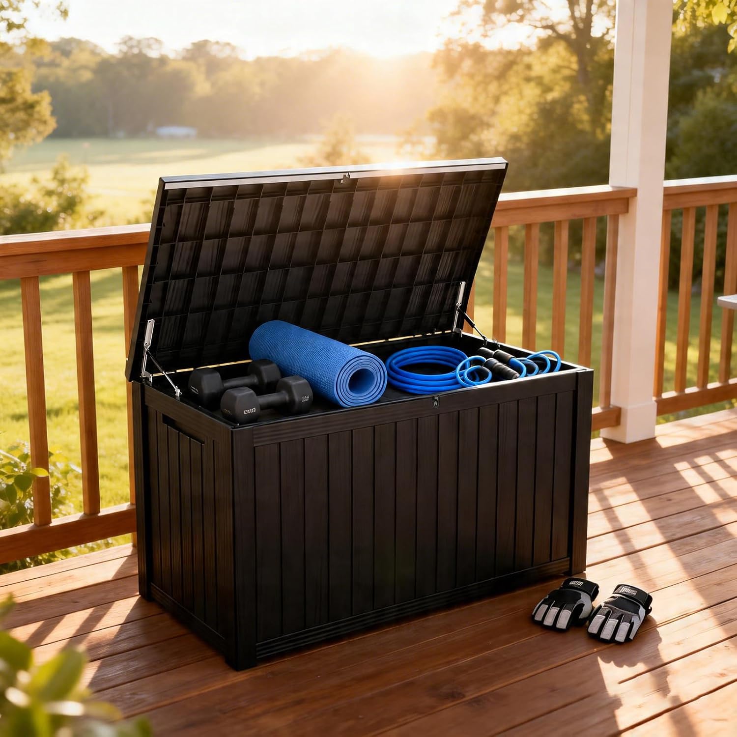 Caixa de Armazenamento Externa - Gardening Tool avaliação e preço