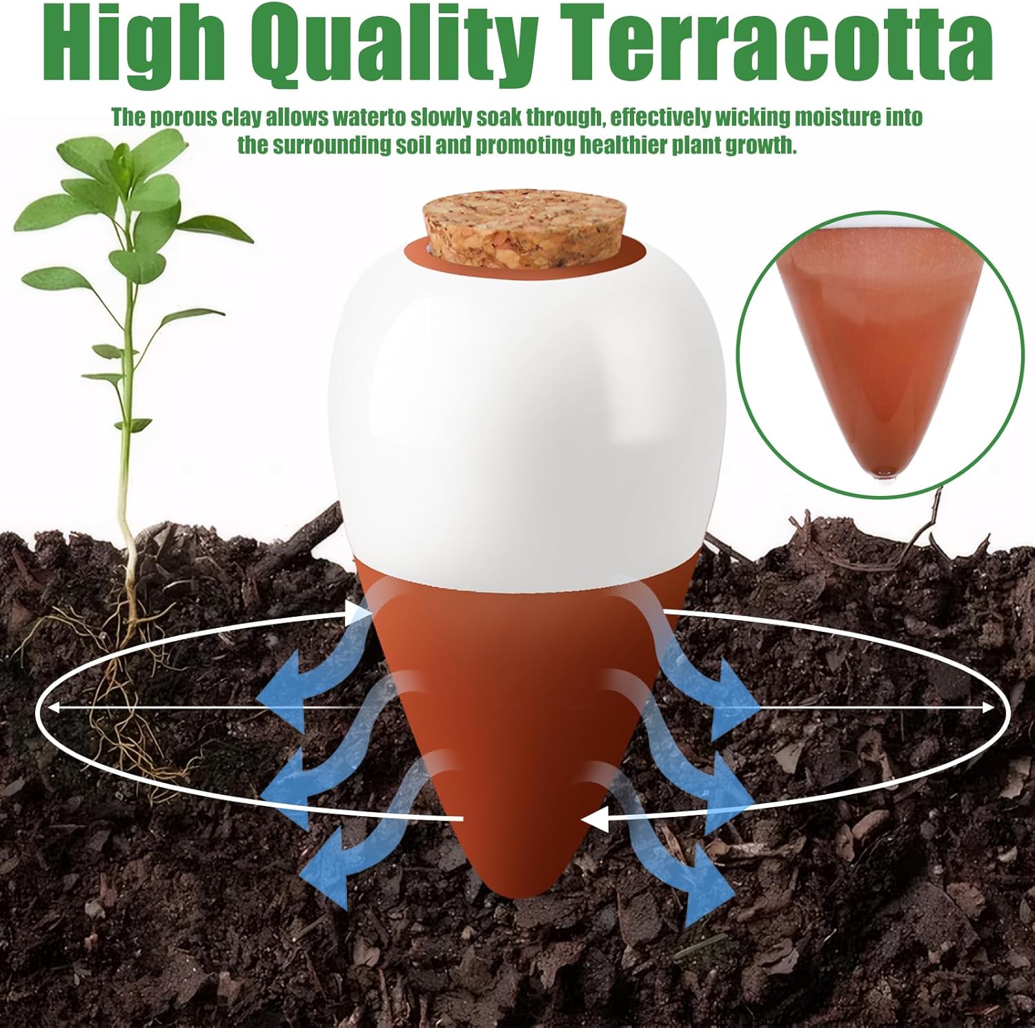 Espetos de Rega em Terracota,  - Root Watering Spike avaliação e preço