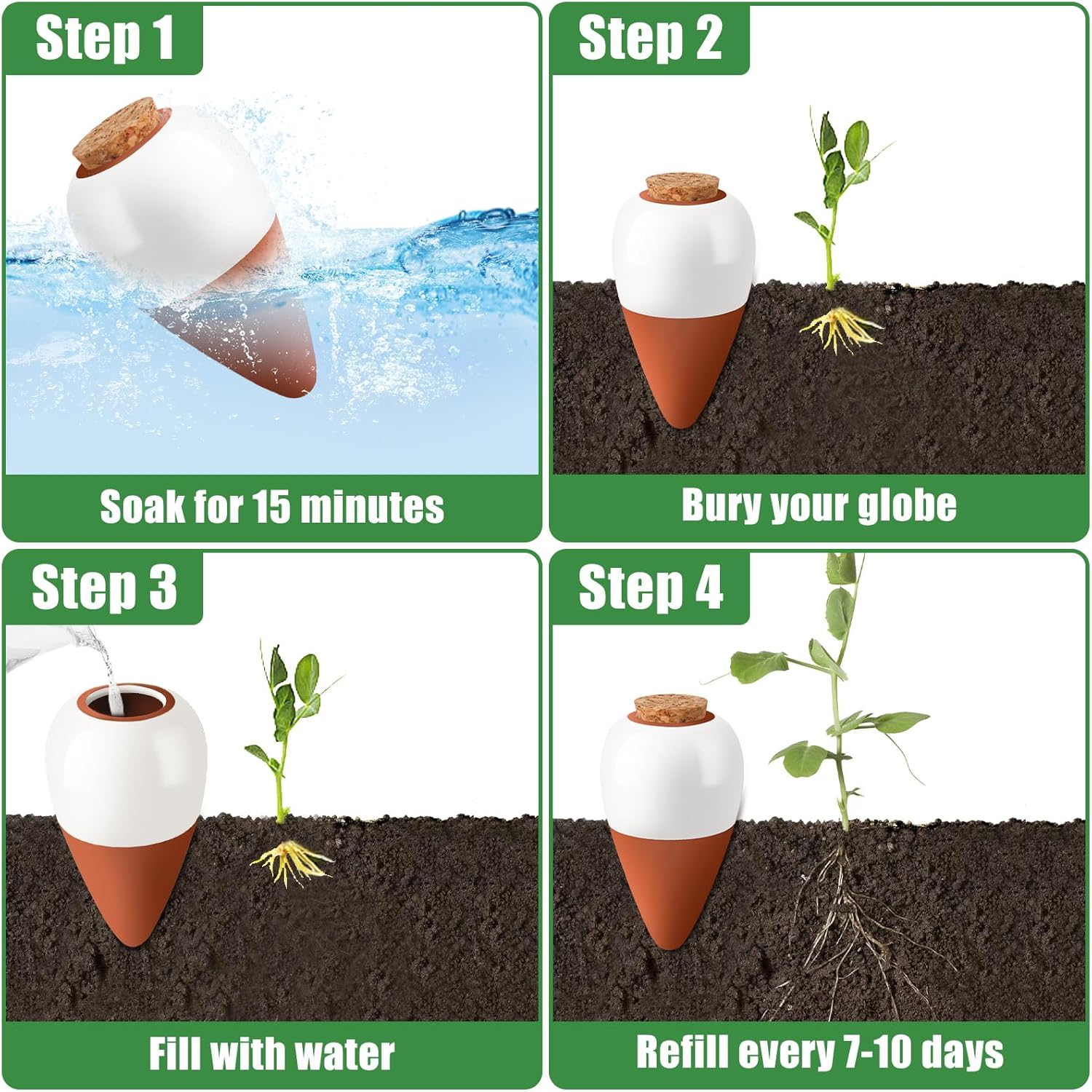 Espetos de Rega em Terracota,  - Root Watering Spike avaliação e preço