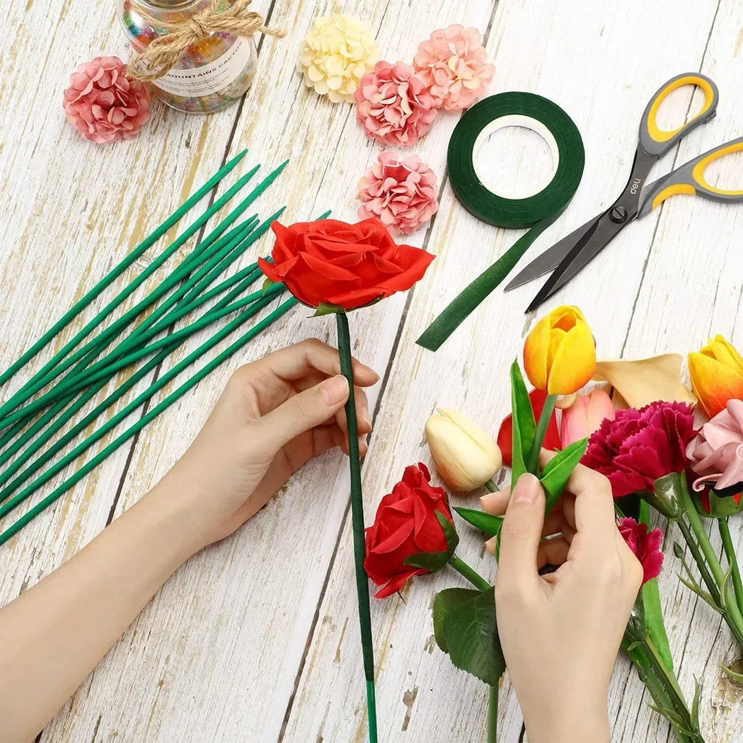10 pçs 40cm estaca de planta d - Gardening Tools Wooden avaliação e preço