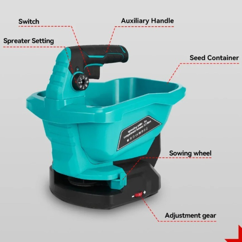 Espalhador de fertilizante aut - Gardening Tools Vegetables avaliação e preço