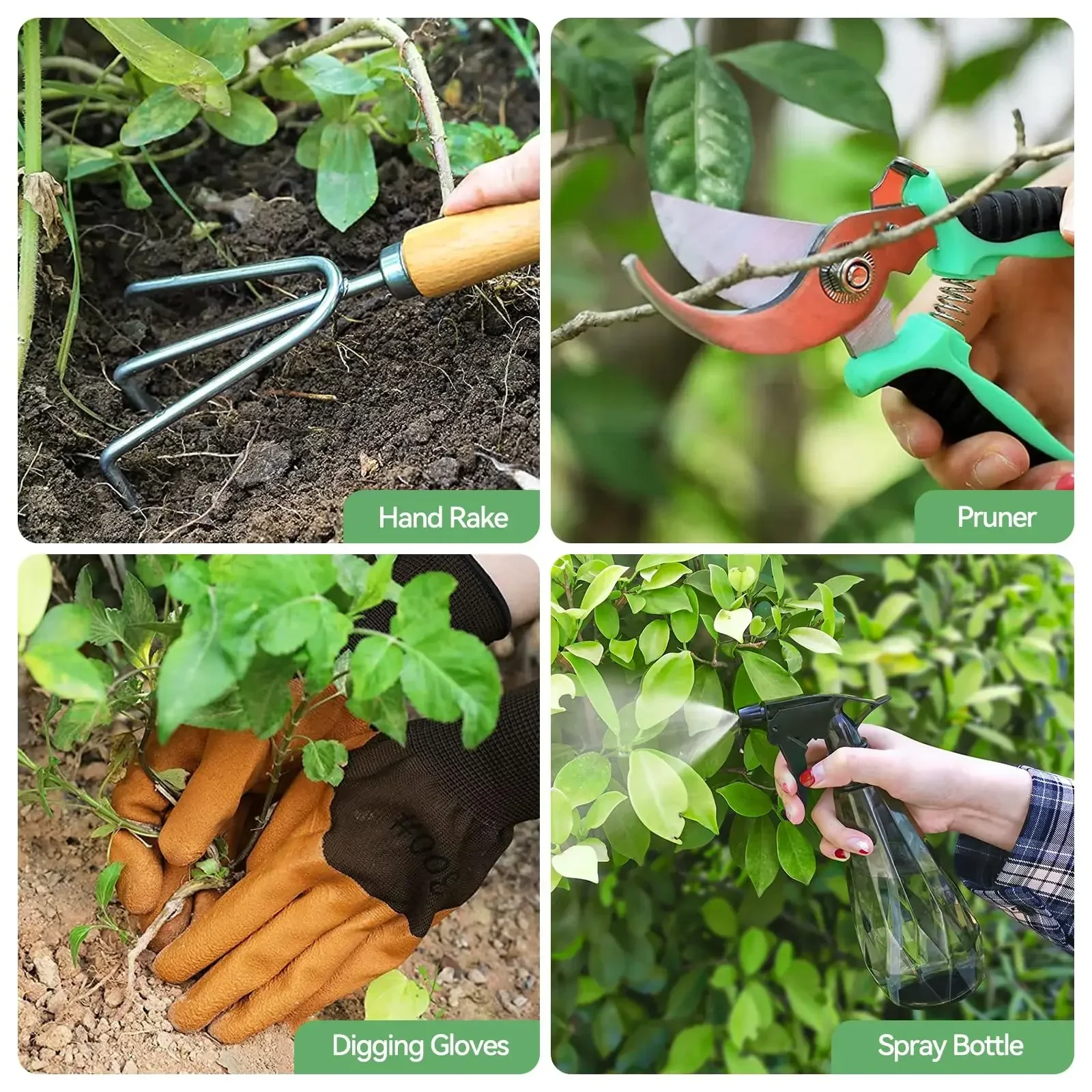 Ferramentas de jardinagem, 9 p - Gardening Tools Gloves avaliação e preço