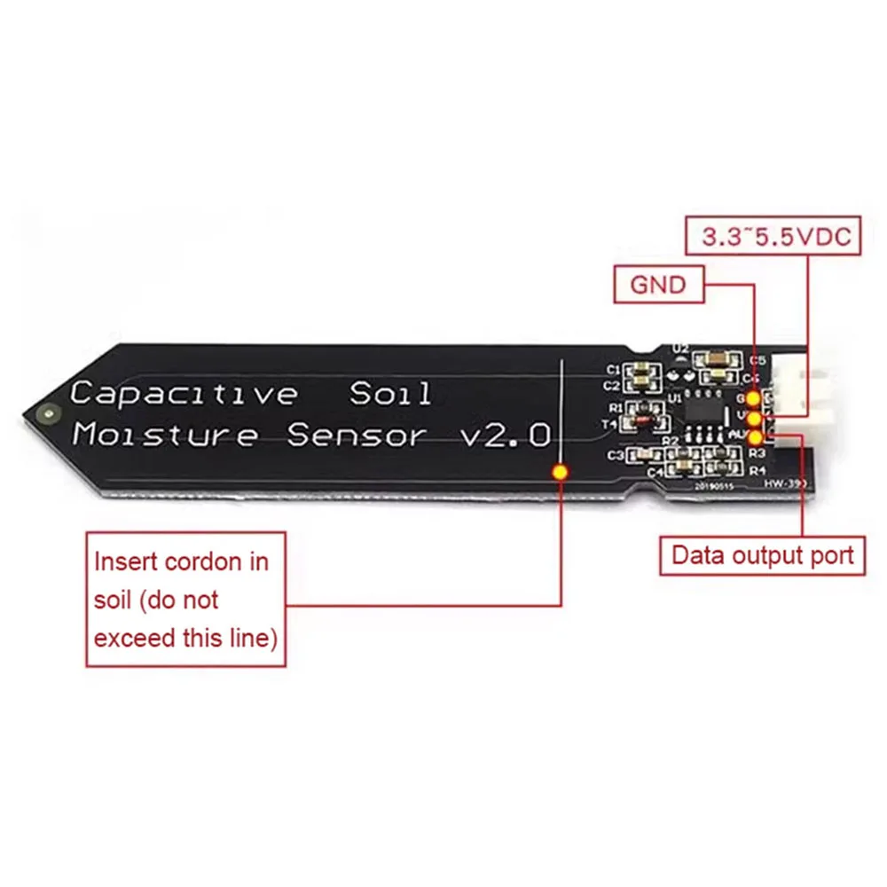 Módulo capacitivo do sensor de - Moisture Meter Plant avaliação e preço