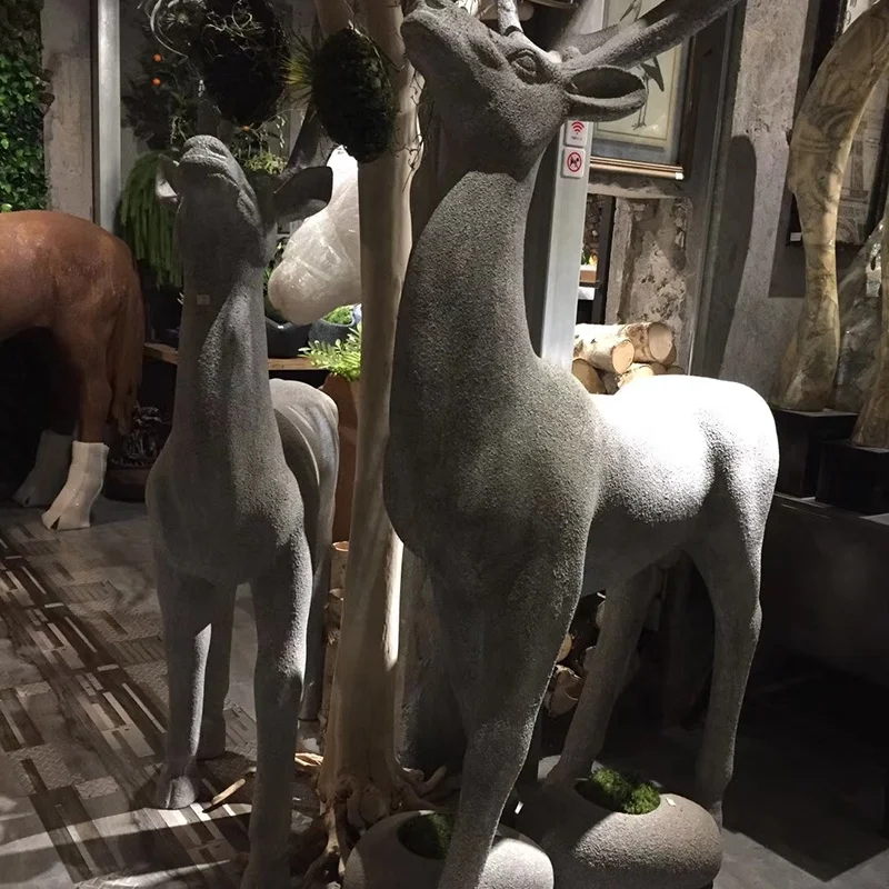 Escultura de veado em fibra de - Gardening Tools Sketch avaliação e preço
