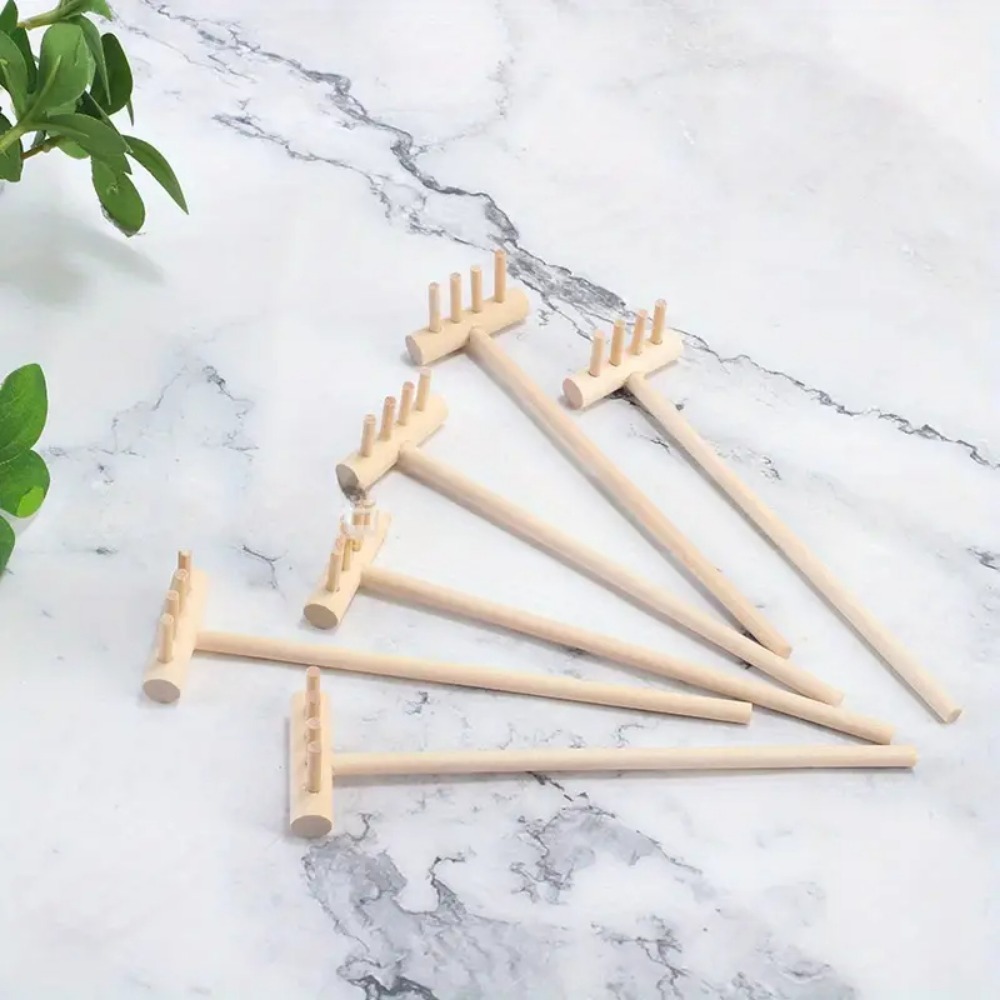 Conjunto de 6 Mini Rakes de Ba - Gardening Tools Japan avaliação e preço