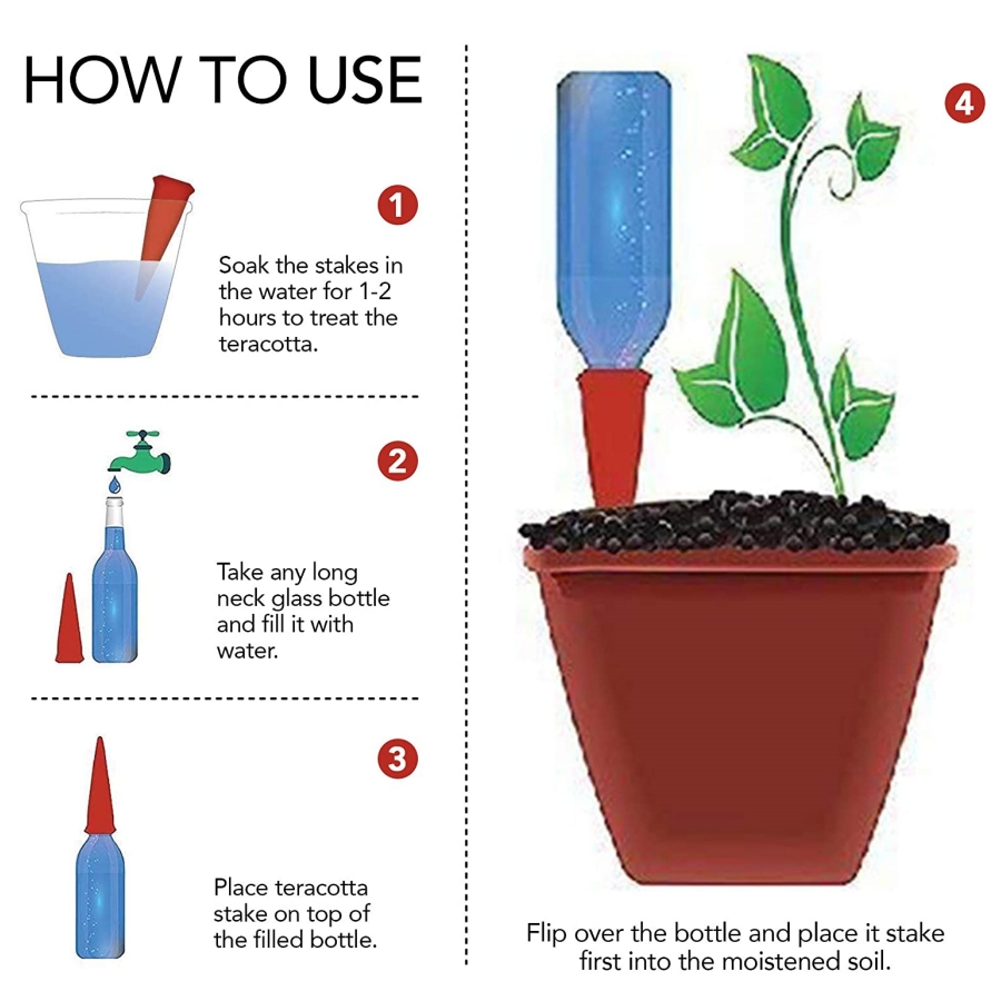 8 pontas de terracota de rega  - Root Watering Spike avaliação e preço